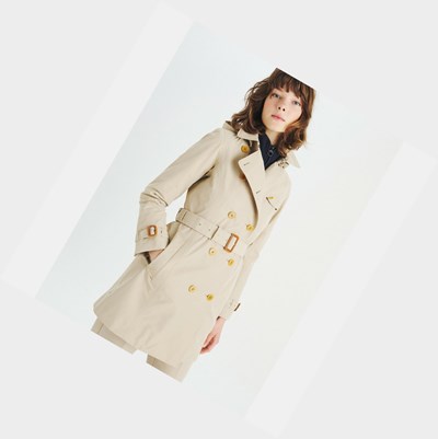 Aigle Gore-tex Trench Cappotti & Giacca Donna Beige | WQS-034712