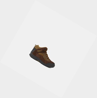 Aigle Impermeabili Pelle Scarpe da Passeggio Uomo Marroni | QZS-783065