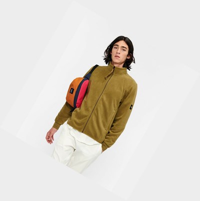 Aigle Leggere & Warm Fleece Cappotti & Giacca Uomo Verde Oliva | PWX-954162