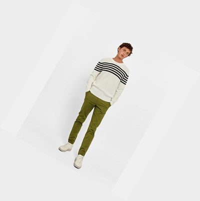 Aigle Made In France Sailor' Felpe Uomo Bianche Nere | PIU-364927