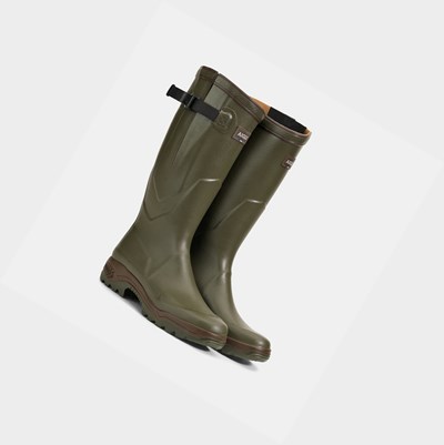 Aigle The First Anti-fatigue Boots Adapted To All Calves Stivali da Pioggia Uomo Verde Oliva | GHC-350417