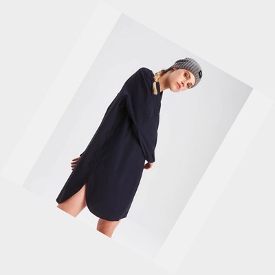 Aigle The Oversized Cordura Blouse Vestito Donna Nere | LEW-501497
