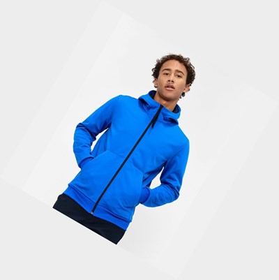 Aigle Warm & Shower-resistant Giacche In Pile Uomo Blu | BAF-472950